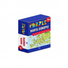 Harta Europei - Puzzle (104 piese, A3)