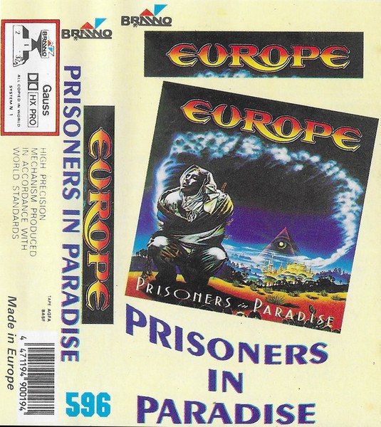 Casetă audio Europe &ndash; Prisoners In Paradise