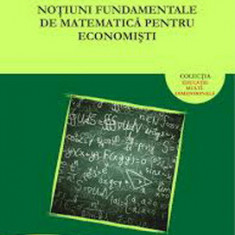 Noţiuni fundamentale de matematică pentru economişti - Emanuela-Alisa NICA