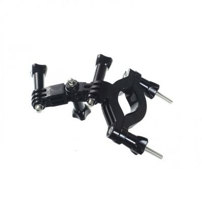 Prindere roll-bar compatibila GoPro Roll Bar Mount + Brat extensie 3 way pivot arm gp66 foto
