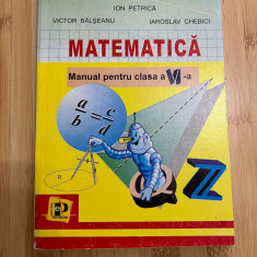 ION PETRICA - MATEMATICA - MANUAL PENTRU CLASA A VI - A