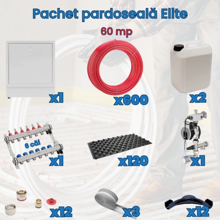 Pachet pardoseala Elite - 60 mp