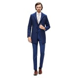 Palton barbati business slim bleumarin B109, 48, 50, 52, 54, 56