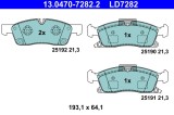 ATE 13.0470-7282.2 ATE Ceramic set placute frana disc