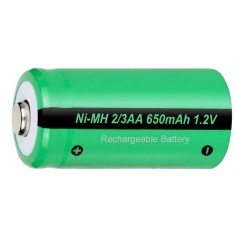 Acumulator 2/3 AA, Ni-Mh, 650 mAh