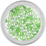 Strasuri unghii - inimi, verde-deschis, INGINAILS