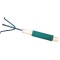 Mini grebla, 3 dinti, verde, 310 mm