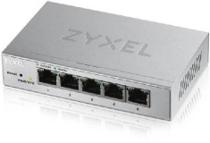 Zyxel gs1200-5 5-port gbe web smart metal switch fanless foto