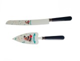 Cumpara ieftin Set spatula si cutit pentru de prajituri, 30 cm, 424COF