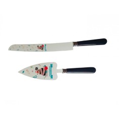 Set spatula si cutit pentru de prajituri, 30 cm, 424COF