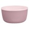 Bol Plastic, Model Dungi Reliefate, Roz Nude, Capacitate 0.3L, 11.5x6.5cm
