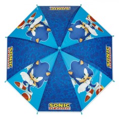 Umbrelă Ploaie Automată Sonic, Baston, Albastru, 66cm
