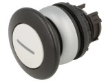 Comutator Apăsare 22mm Alb Stabil 1 Poz.