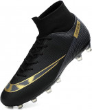 H Unisex-Cleats Pantofi de fotbal pentru Big Boy Fg/ag High-top Spikes Pantofi d