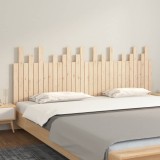 VidaXL Tăblie de pat pentru perete, 204x3x80 cm, lemn masiv de pin