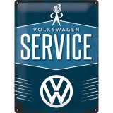 Placa metalica - Volkswagen - Service - 30x40 cm, ART