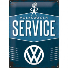 Placa metalica - Volkswagen - Service - 30x40 cm