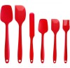 Set 6 ustensile de bucatarie, silicon,rezistent la temperaturi inalte, rosu, Oem