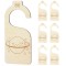 Set 7 organizatoare din lemn pentru dulap Budding Bear, marimi intre 50 si 86, pentru 0, 18 luni