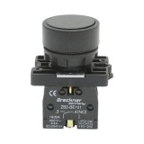 Buton comanda cu revenire negru 1NO+1NC, 400V/10A, LAY5 Breckner