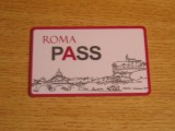 B11 77 - Card comercial - Roma pass - piesa de colectie
