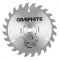 Disc circular vidia,&nbsp;24 dinti, 150&nbsp;mm, Graphite&nbsp;