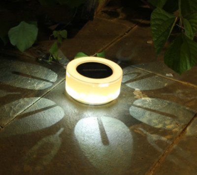 Lampa solara LED decorativa cu proiectie floare, IP44, 5W, alb rece, dimensiuni 12.5 x 6.5 cm foto