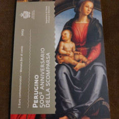 San Marino 2023 - 2 euro - 500 de ani de la moartea lui Pietro Perugino