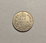 6 Six Pence 1896 Regina Victoria Piesa Frumoasa