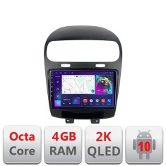 Navigatie Fiat Freemont Dodge Journey 2012-2019 Android Octa Core Ecran 2K QLED GPS 4G 4+32GB 360 KIT-freemont+EDT-E409-2K CarStore Technology foto