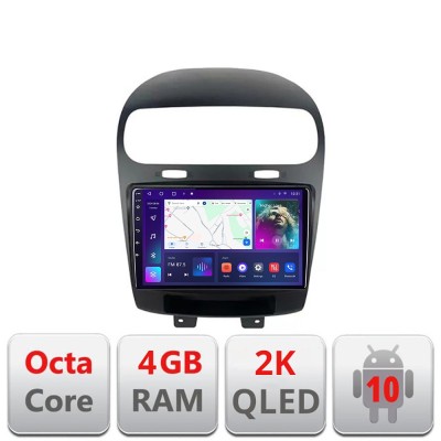 Navigatie Fiat Freemont Dodge Journey 2012-2019 Android Octa Core Ecran 2K QLED GPS 4G 4+32GB 360 KIT-freemont+EDT-E409-2K v1 CarStore Technology foto