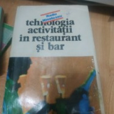 Tehnologia activitatii in restaurant și bar