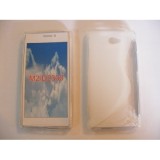 Husa Silicon S-Line Sony Xperia M2 Transparent