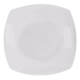 Farfurie Servire Porțelan, Alb, 18x18 cm