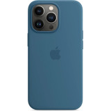 Husa de protectie Apple Silicone Case with MagSafe pentru iPhone 13 Pro, Blue Jay