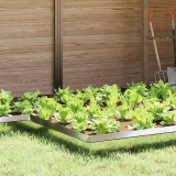 Cumpara ieftin Gard pentru melci Argintiu 13,5 x 13,5 x 25 cm Otel Galvanizat