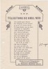 Felicitare de anul nou Radio T.F.F. Ministerul Afacerilor Streine 1922