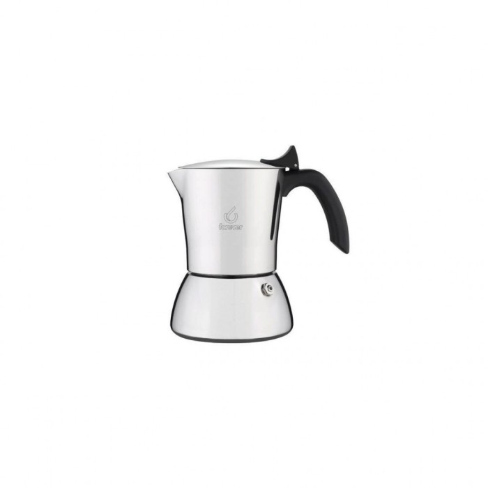 Espressor Forever Moka Perla Inox Inductie 6 cesti