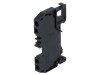 Conector șine 0,08-2,5mm&sup2; 1P 2B Negru, Wago