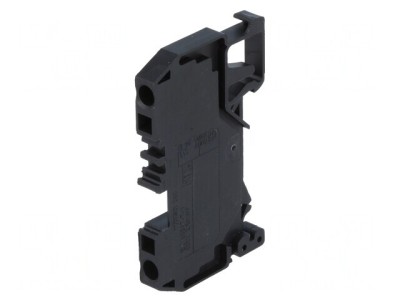 Conector șine 0,08-2,5mm&amp;sup2; 1P 2B Negru foto