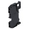 Conector șine 0,08-2,5mm&sup2; 1P 2B Negru