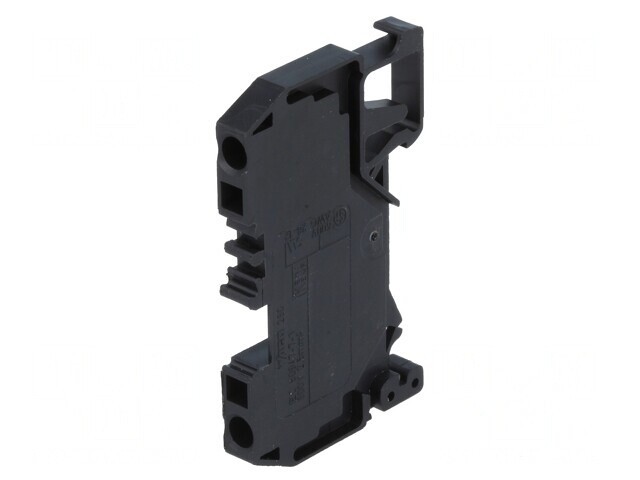 Conector șine 0,08-2,5mm&sup2; 1P 2B Negru