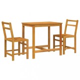 Cumpara ieftin Set mobilier de balcon, 3 piese, lemn masiv de acacia