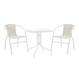 Cumpara ieftin Masa dining Watson-Obbi, Pako World, Alb, 70x70x70 cm