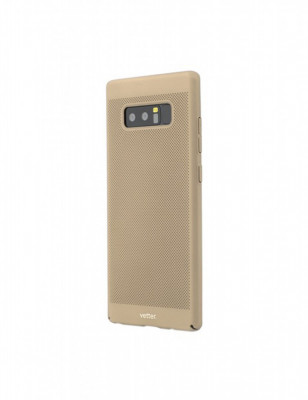 Husa Samsung Note 8 n950 Plastic Mesh Gold Vetter foto