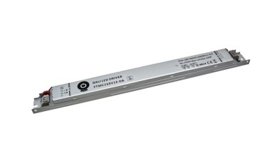 Sursă de alimentare POS FTMC150V12-DA, lampă LED 12V/11A 132W CV cu reglare a intensității luminoase prin buton DALI, carcasă metalică liniară foto