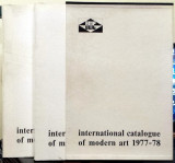INTERNATIONAL CATALOGUE OF MODERN ART 1977-78 2 VOLUME