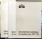 INTERNATIONAL CATALOGUE OF MODERN ART 1977-78 2 VOLUME