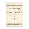 Poezii Mihail Eminescu (trad. franceză Al. Șuțu, 1911) cu dedicație Al. Șuțu pt. A.D. Xenopol + facsimil A.D. Xenopol