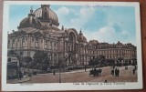 Carte postala, Bucuresti, Casa de Depuneri si Calea Victoriei, 1927